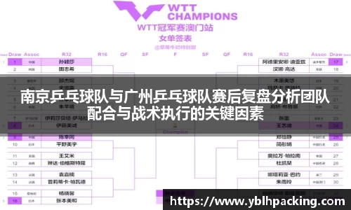 南京乒乓球队与广州乒乓球队赛后复盘分析团队配合与战术执行的关键因素